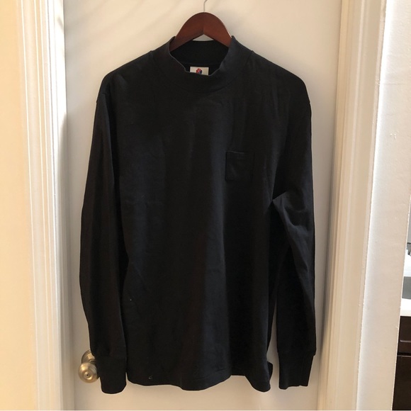 Aime Leon Dore Other - Aimé Leon Dore Black Mock Neck Long Sleeve Sweater Shirt, Size M